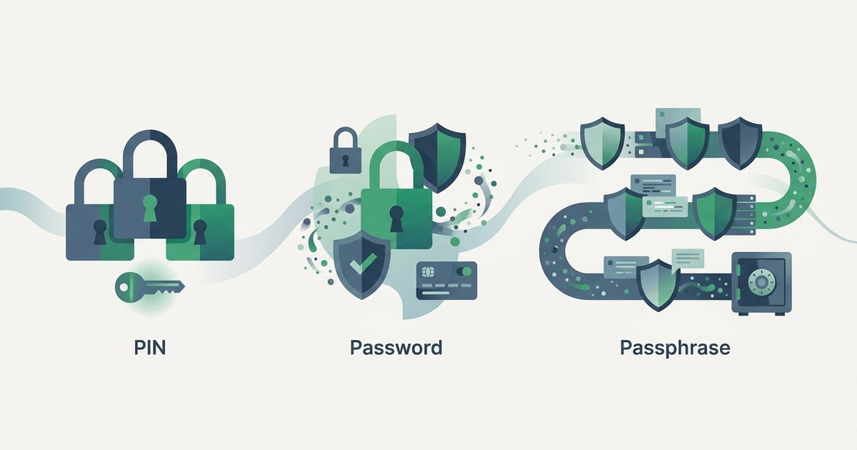 Password vs PIN vs Passphrase: What's the Difference?